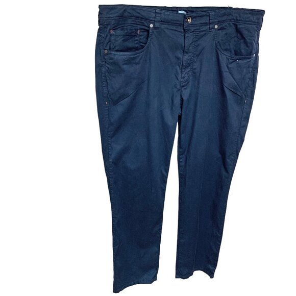 Tommy Bahama Maritime Blue Pima Cotton Blend Straight Leg‎ Chinos - Picture 10 of 11